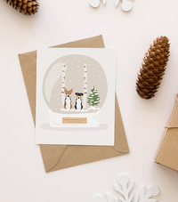 Biglietto di Natale personalizzato con Disegno del tuo animale domestico